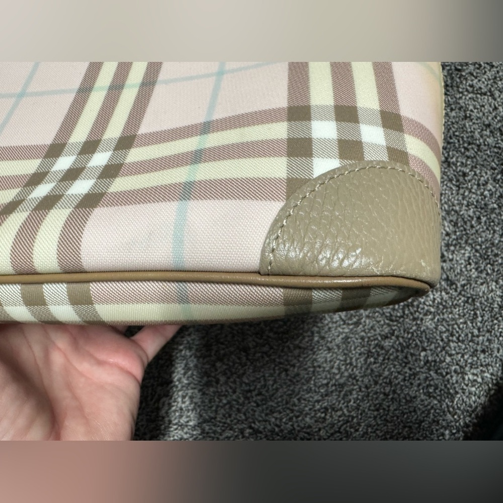 Burberry vintage pale pink Nova Check tote handbag - Picture 13 of 16